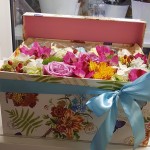 Коробка " Цветочная сладость "